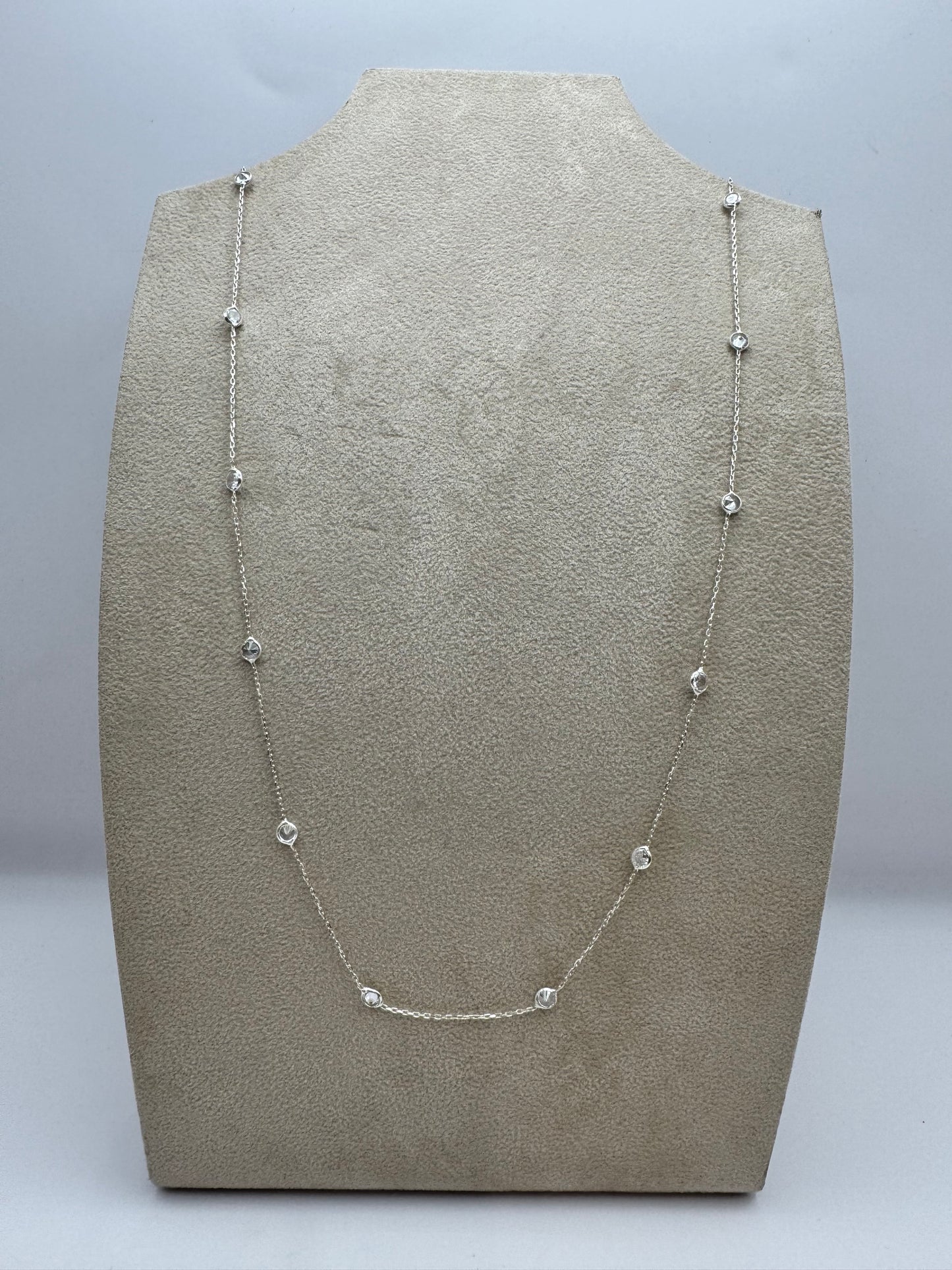 Collana Argento 925 e zircone bianco